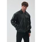 Unisex Vinatge Oversize Deri Ceket
