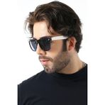 Unisex Wayfare Aksesuarlı Polarize Güneş Gözlüğü 23045-3 C0220 P - Siyah - Beyaz