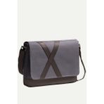 Unisex Yatay Postacı Çantası - Nevend - Plum