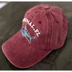 Unisex Yeni Trend Original Shark Model Vintage Eskitme Beyzbol Kep Şapka - Bordo - Standart
