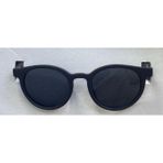 Unisex Yuvarlak Çerçeve Çocuk Güneş Gözlüğü - Siyah