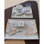 Unison Gold Söz Nişan Tepsisi BRONZ