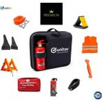 Unitav Premium Trafik ve Ilk Yardım Seti - Siyah