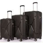 United Colors of Benetton 14BNT500 Siyah 3'lü Set Bavul