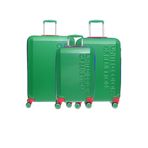 United Colors of Benetton 14BNT600 Siyah 3'lü Set Bavul