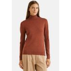 United Colors Of Benetton 14H Kadın / Kız Bn_dik Yaka %100 Merino Kazak Model Kodu: 1002D234814H - Kahverengi