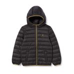 United Colors of Benetton 2TWDCN018 Siyah Logolu İnce Puffer Erkek Çocuk Mont