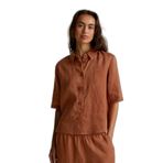 United Colors of Benetton Bayan Camicia 5bml5qb75 bluz (1'li paket), Kahverengi, S