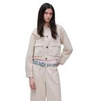 United Colors of Benetton Bayan Giubbino 2wnxdn09u Ceket, Krem Beyaz, 36