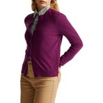 United Colors of Benetton Bayan Maglia Coreana M/L 1002d5485 örgü ceket, mor, S