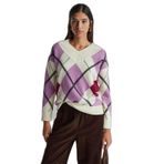 United Colors of Benetton Bayan Maglia Scollo V M/L 1444e204e kazak, Bej, L