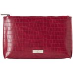 United Colors of Benetton Bayan Portadocumenti 62y9dy080 seyahat aksesuarı cüzdan, Kırmızı, ST