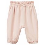 United Colors Of Benetton Bebek Fiyonk Ve Etiket Detaylı Kadife Pantolon,Toz Pembe 12-18 Ay