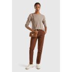 United Colors Of Benetton Bej Kadın / Kız Kdn_kaşmir Karışımlı Kazak Model Kodu: 1035D1P1781F