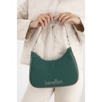 United Colors Of Benetton Benetton Kadın Kol Çantası Zümrüt - Koyu Taş BNT1690 - Standart - Zümrüt Yeşili - Koyu Taş