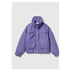 United Colors of Benetton Benetton Kız Çocuk Bomber Ceket, 7-8 Yaş, 226P2MDJCN06R, Mor, Kız Çocuklar
