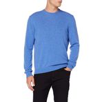 United Colors Of Benetton Bisiklet Yaka Merino Kazak Erkek Triko, Mavi (Mavi Melanj 5F6), X-L (Üretici Ölçüsü: Xl)