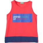 United Colors of Benetton BNT-B21343 Kırmızı Erkek Çocuk Atlet