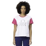 United Colors of Benetton BNT-W20371 Beyaz Kadın T-shirt