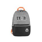 United Colors of Benetton BNT03857 Gri Siyah Okul Çantası
