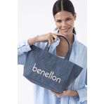 United Colors of Benetton BNT1102 Lacivert Kadın El Çantası