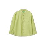 United Colors of Benetton Camicia 5ipvcq04t erkek çocuk gömleği, Sarı, 170