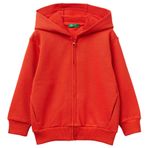 United Colors of Benetton Çocuklar ve gençler Giacca C/CAPP M/L 3nbmg504d örgü ceket, kırmızı, 5 yaş