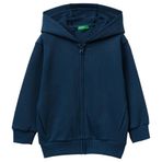 United Colors of Benetton Çocuklar ve gençler Giacca C/CAPP M/L 3nbmg504d örgü ceket, mavi, 4 yaş