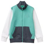 United Colors of Benetton Çocuklar ve gençler Giacca M/L 3j68c501b örgü ceket, çok renkli, 130 cm