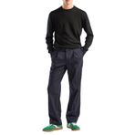 United Colors of Benetton Erkek %100 Extra Fine Merino Kazak&Hırka, Kahverengi, S