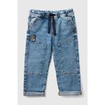 United Colors Of Benetton Erkek Bebek Denim Pantolon F01W - Mavi