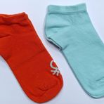 Unıted Colors Of Benetton Erkek Çocuk 2'li Babet Çorap BNT-B24096 KIRMIZI 30/35