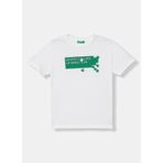 United Colors of Benetton Erkek Çocuk Baskılı T-Shirt, 6-7 Yaş, 5003360044, Beyaz, Erkek Çocuk
