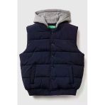 United Colors Of Benetton Erkek Çocuk Bnt-2Iggcj012-25K Puffer Yelek Lacivert