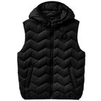 United Colors of Benetton Erkek çocuk Gilet 2twdcj00r ceket, siyah, 120 cm, Siyah, 120