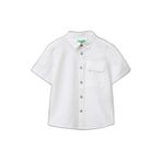 United Colors of Benetton Erkek çocuk gömleği, Beyaz, 5 Yaş
