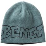 United Colors of Benetton Erkek Çocuk Gri-Yeşil Mix Logo İşlemeli Çift Taraflı Bere 13-14 Yaş, 13-14 Yaş, 225A1JTAQA018, Gri-Yeşil Mix, erkek-çocuk