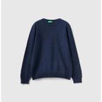 United Colors Of Benetton Erkek Çocuk Kazak 103X - Lacivert - 11 - 12 Yaş