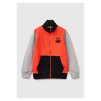 United Colors of Benetton Erkek Çocuk Kırmızı Mix Logolu Sweatshirt