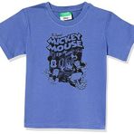 United Colors of Benetton Erkek Çocuk Mickey Mouse Grafikli T-Shirt, Mavi, 12-18 Ay
