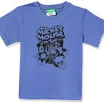 United Colors of Benetton Erkek Çocuk Mickey Mouse Grafikli T-Shirt, Mavi, 2 Yaş