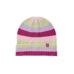 United Colors of Benetton Erkek Çocuk Pembe Mix Logo Etiketli Renk Bloklu Örgü Bere 13-14 Yaş