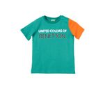 United Colors Of Benetton Erkek Çocuk Tshirt BNT-B21353 YEŞİL 10-11 Yaş