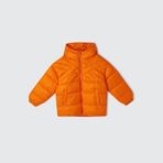 United Colors of Benetton Erkek Çocuk United Colors of Benetton Logo İşlemeli Mont, Turuncu, 10-11 Yaş