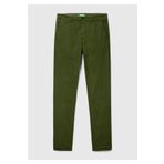United Colors of Benetton Erkek Haki Slim Fit Chino Pantolon