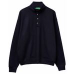 United Colors of Benetton Erkek Kapüşonlu Sweatshirt, mavi, XL