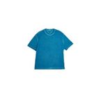 United Colors of Benetton Erkek Koyu Mavi%100 Organik Pamuk Soluk Renkli Bisiklet Yaka T-Shirt