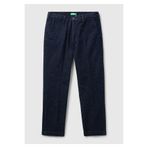 United Colors of Benetton Erkek Lacivert Slim Fit Denim Chino Pantolon