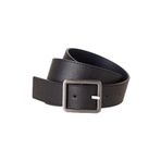 United Colors of Benetton Erkek Siyah Çift Taraflı Kemer-BELT, Siyah, M
