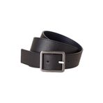 United Colors of Benetton Erkek Siyah Çift Taraflı Kemer-BELT, Siyah, S